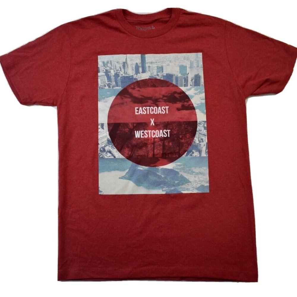 Walnut & 39th Mens East Coast x West Coast New York Los Angeles Shirt New